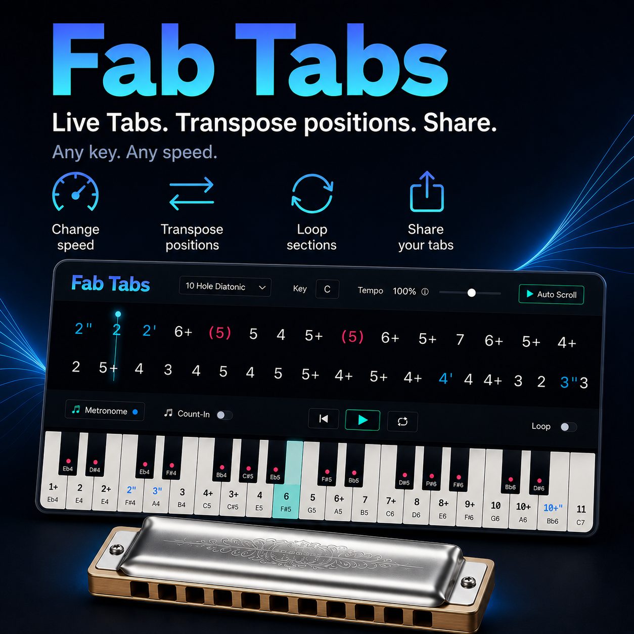 harmonica tabbing software