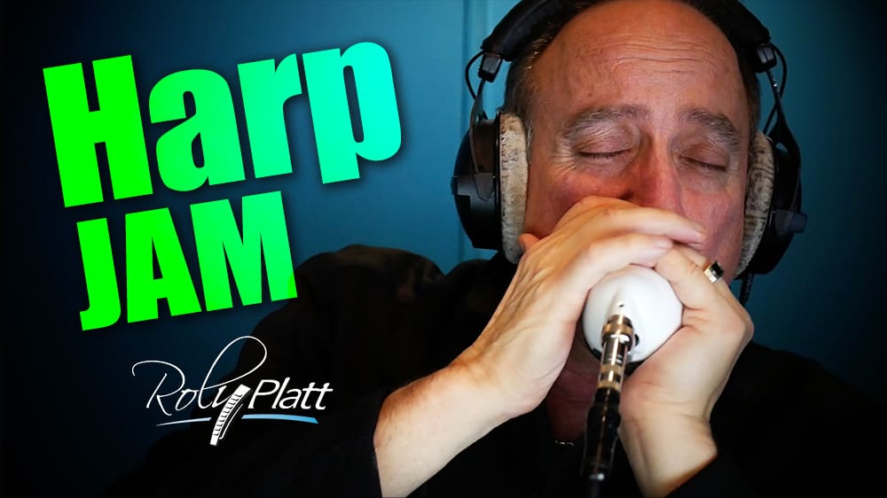Harmonica Shuffle Roly Platt Harp shuffle jam Blues shuffle