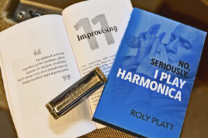 Harmonica book, funny, Roly Platt, autobiography