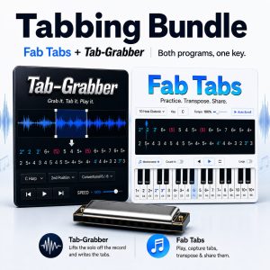 Write Harmonica Tabs from a song – Software