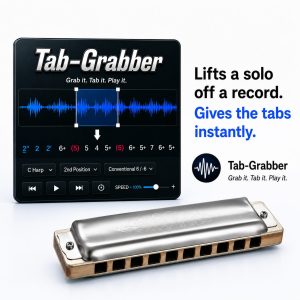 Write Harmonica Tabs from a song – Software