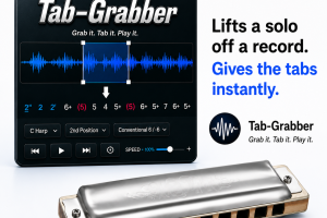 Write Harmonica Tabs from a song – Software